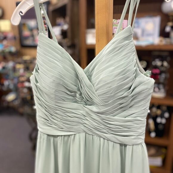 Azazie Ladies A2 Mint Green Formal Gown - Picture 2 of 9